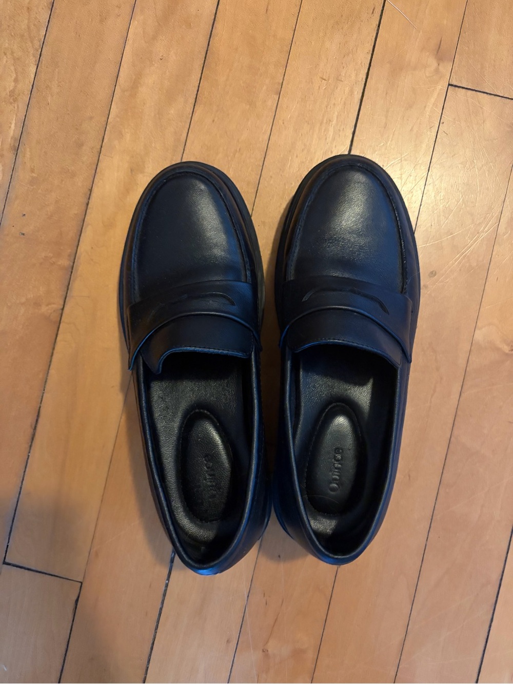 Quince Italian Leather Lug Sole Loafer Women 6.5